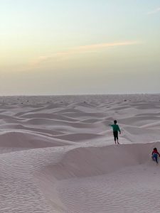 The Sahara Desert in Tunisia
